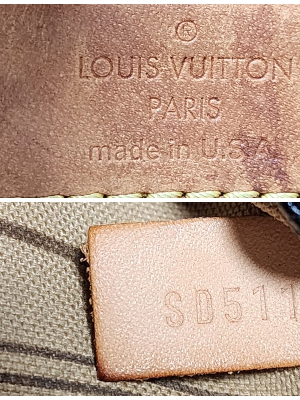 Louis Vuitton Monogram Canvas Tote with Natural Trim - Picture 2 of 15